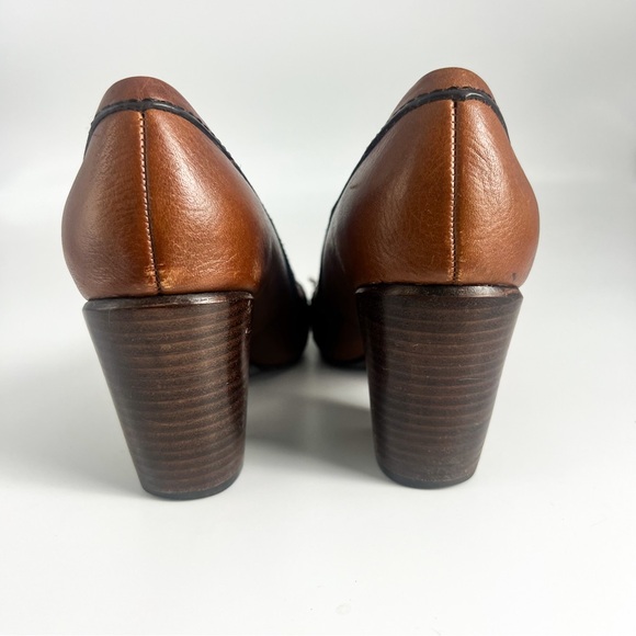 Fossil Sasha Block Heel in Tan/Bronze - Picture 8 of 11